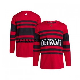 Herren Detroit Red Wings Eishockey Trikot Blank Adidas 2022-2023 Reverse Retro Rot Authentic